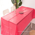 Heavy duty solid PEVA disposable party tablecloth